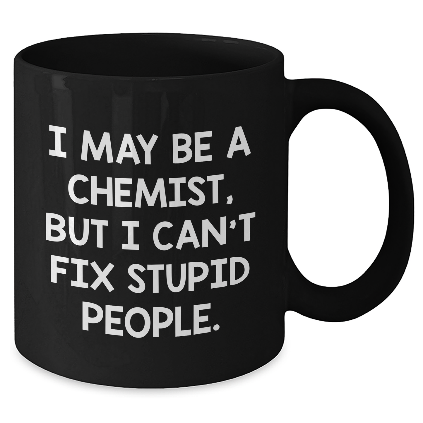 Chemist Humor Gifts from Family - Funny Black Coffee Mug for Mother's Day - Additional