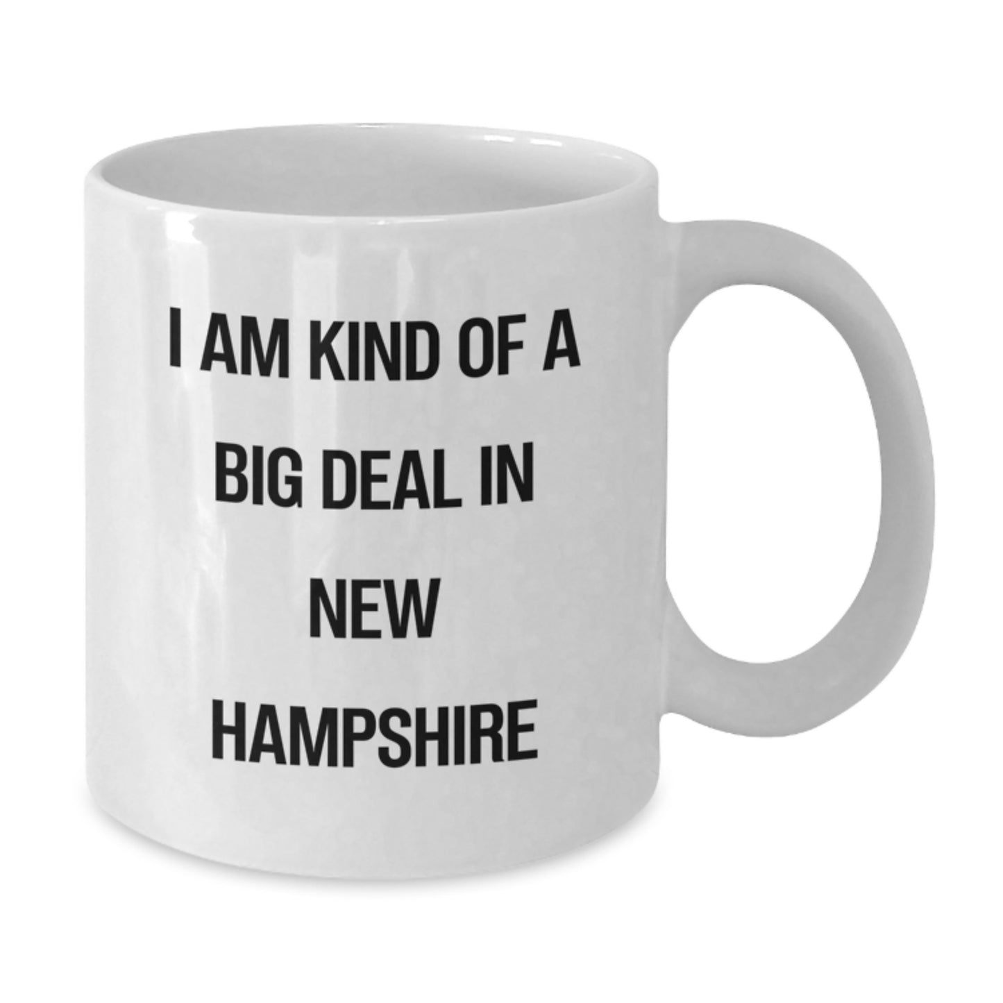 Funny New Hampshire Quotes Gifts for Men from Friends, White Coffee Mug, 11oz or 15oz Capacity, Ceramic, Microwave and Dishwasher Safe - Additional