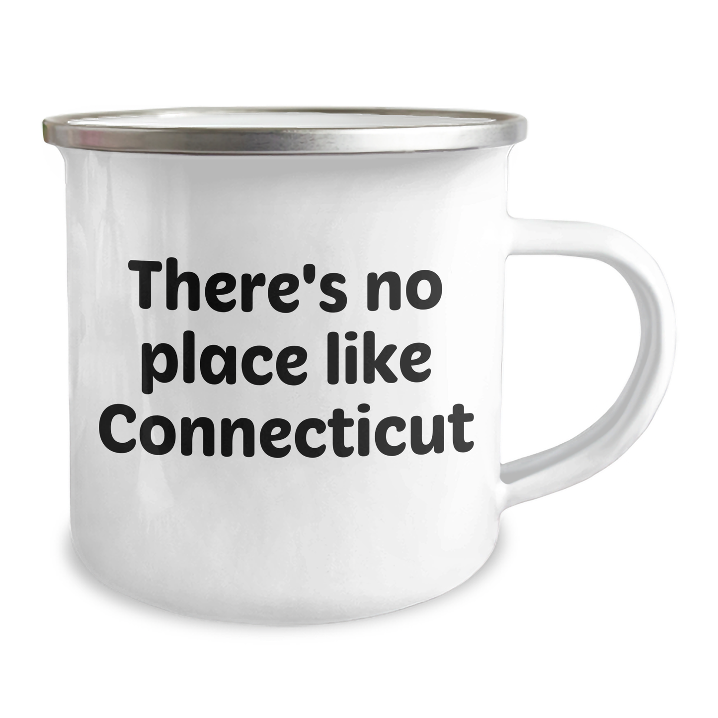 Connecticut Camping Mug, Funny Quote 'There's No Place Like Connecticut' - Gifts from Family for Connecticut Lovers, Father's Day Unique Gift - Image 2