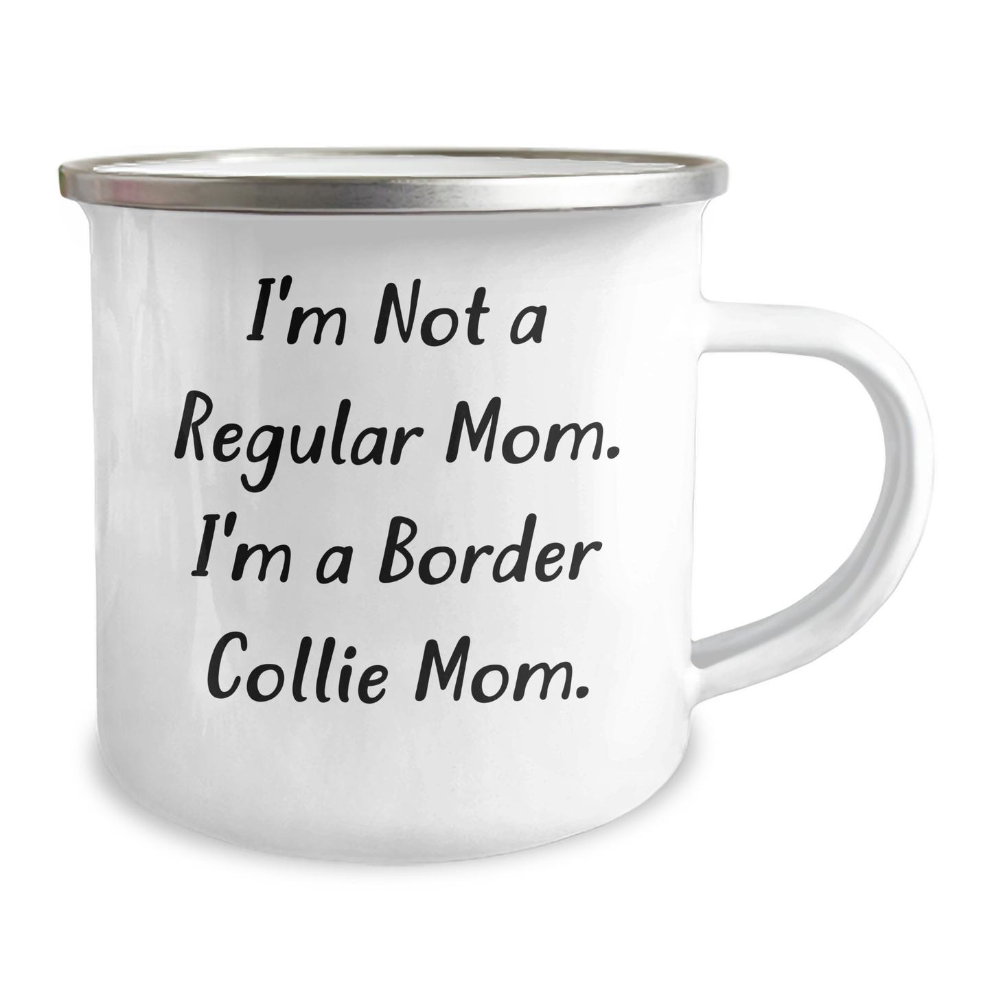 Funny Border Collie Mom Gifts for Him - I'm Not A Regular Mom. I'm A Border Collie Mom. Camping Mug - Gifts from Dad to Father's Day Unique Presents for Border Collie Dog Lovers - Image 2