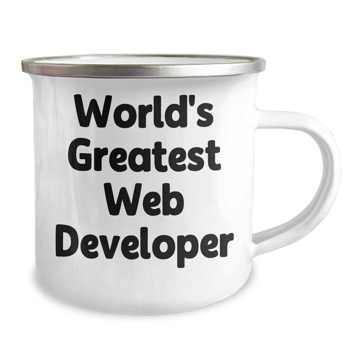 Funny Web Developer Gifts from Men - World's Greatest Web Developer Camping Mug for Mother's Day, Unique and Humorous Present for Women, Friends, Coworkers, or Family - Image 2