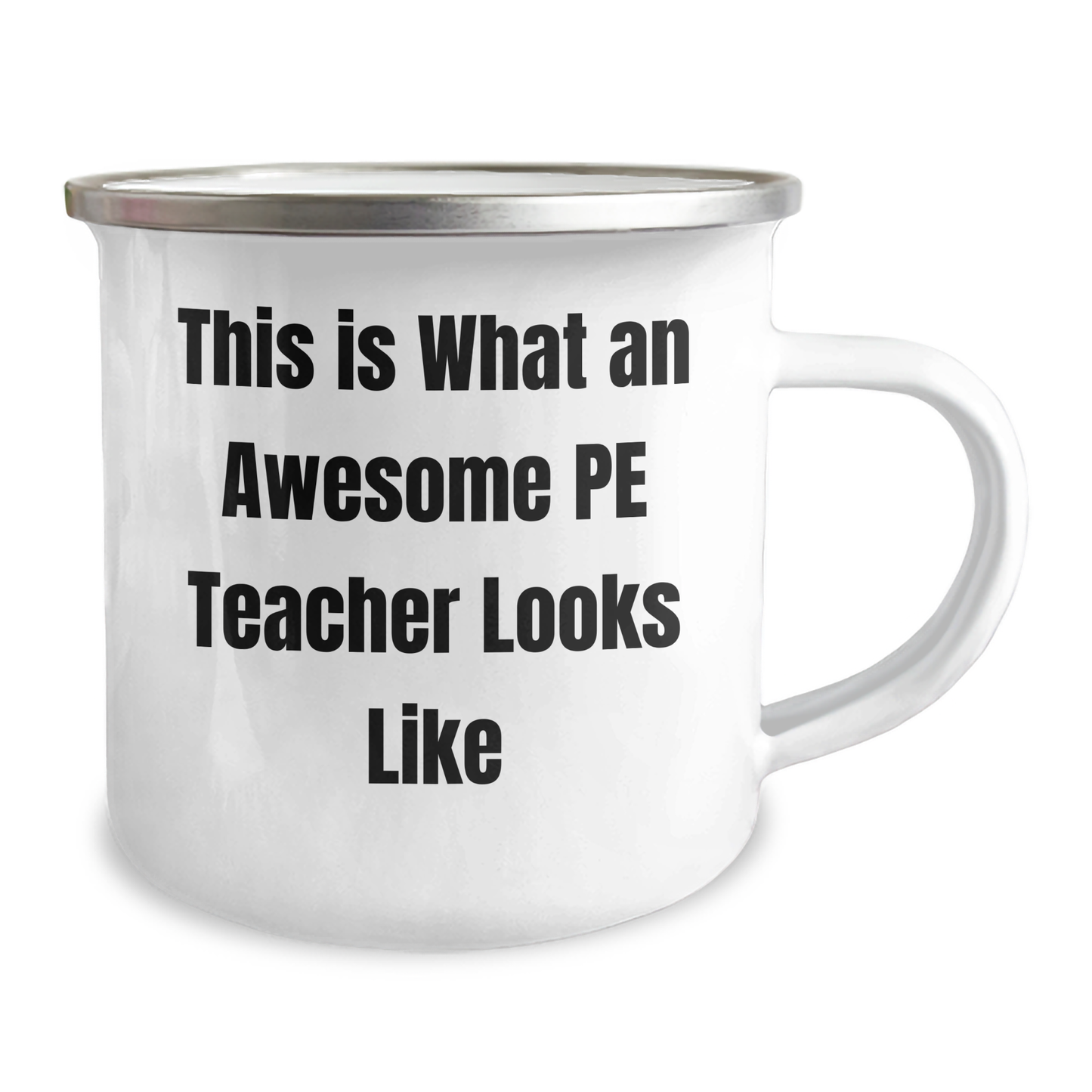 Funny PE Teacher Gifts for Her, Camping Mug for Mom, 'This Is What An Awesome PE Teacher Looks Like' Quote, Gifts from Women for Mother's Day - Image 2