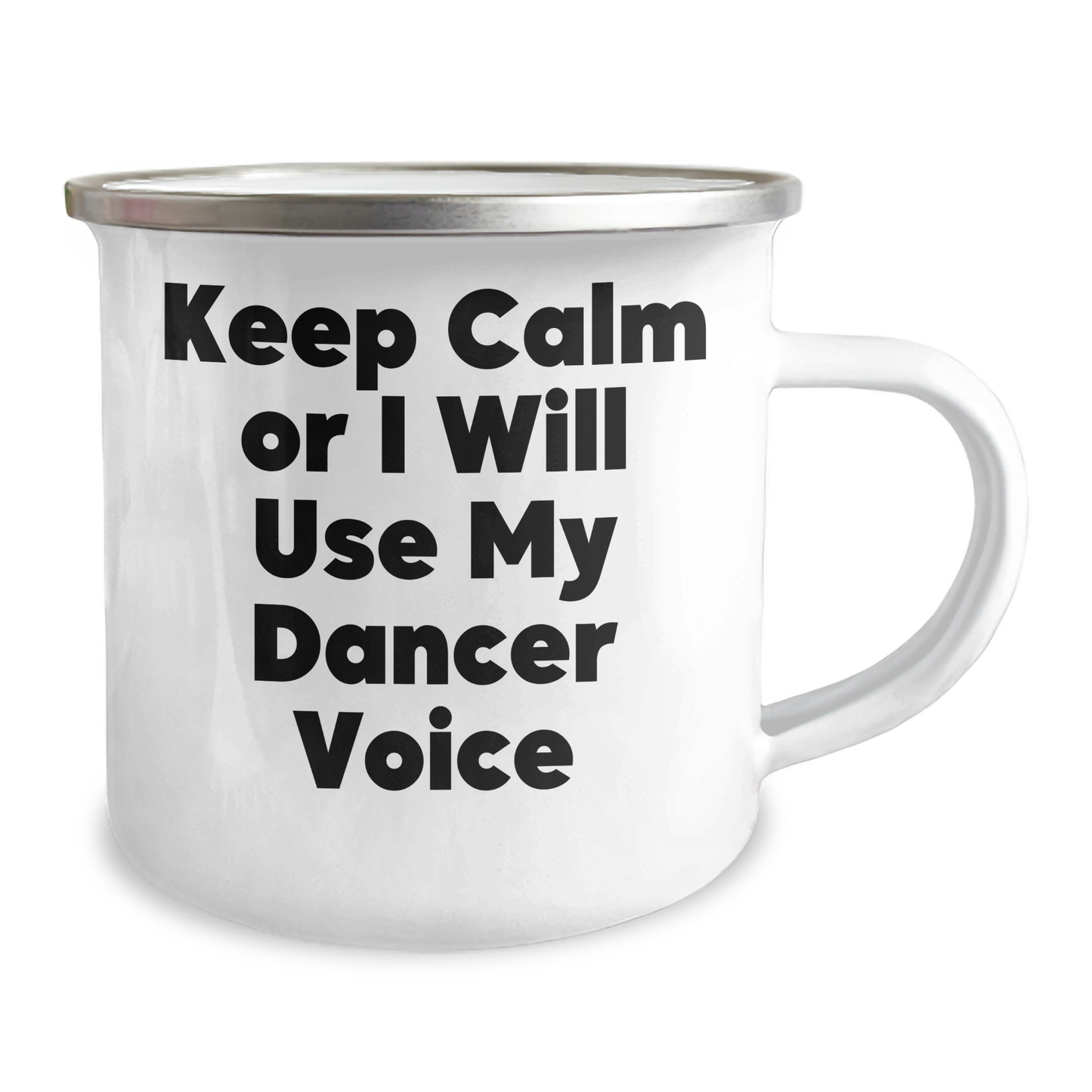 Funny Dancer Gifts for Mom, Keep Calm Or I Will Use My Dancer Voice, Camping Mug for Women, Mother's Day Unique Gifts from Family - Image 2