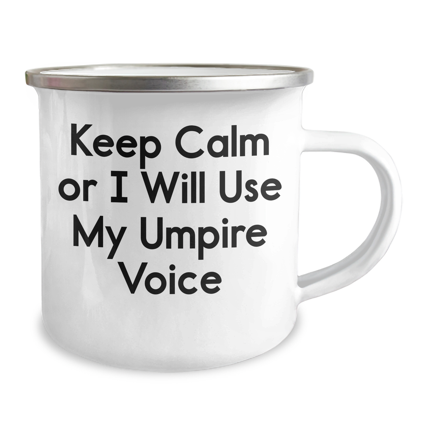 Umpire Gifts for Men, Funny Umpire Voice Camping Mug, Keep Calm Gifts from Family for Dad on Father's Day - Image 2