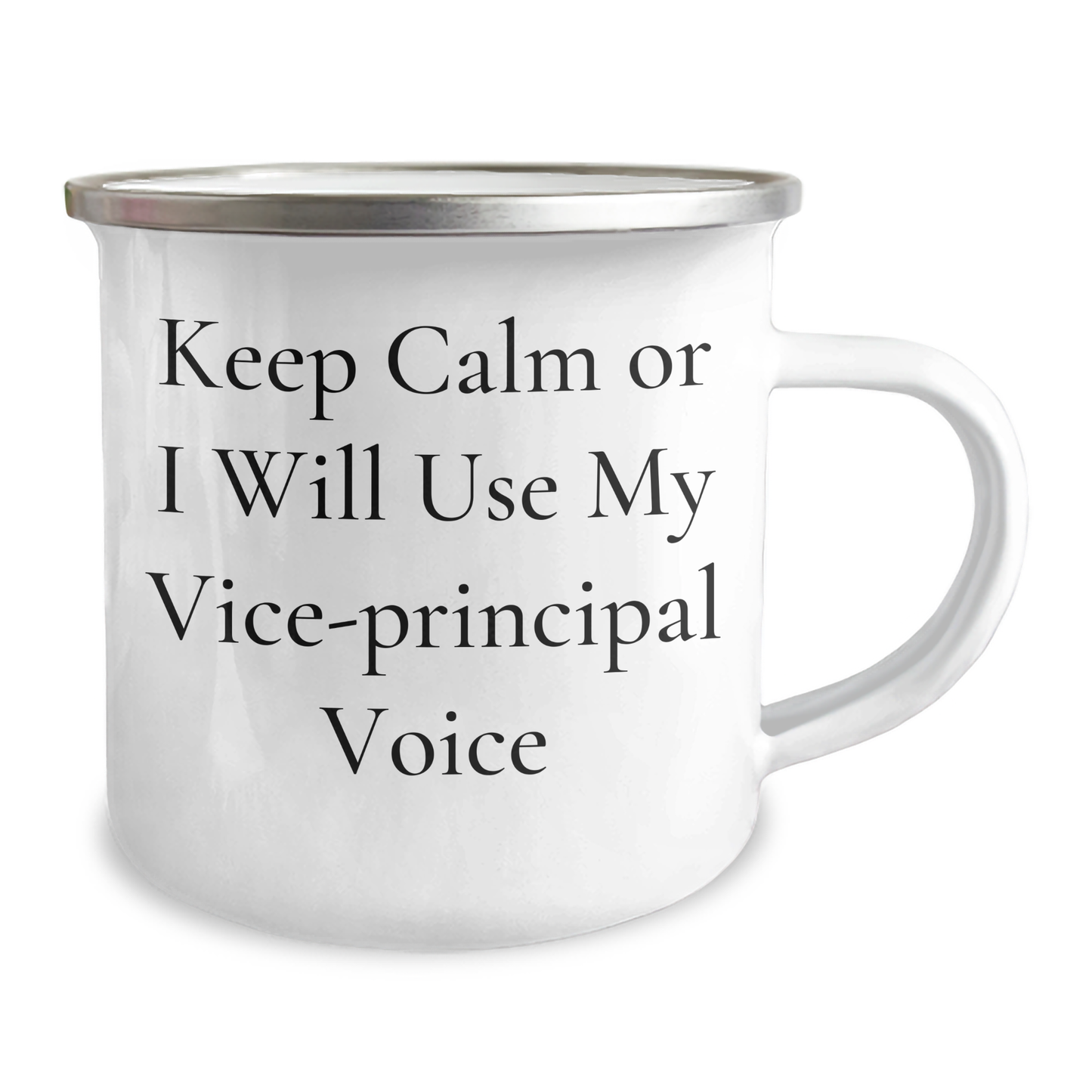 Vice-Principal Humor, Keep Calm Gifts for Mother's Day, Funny Camping Mug from Friends - Image 2