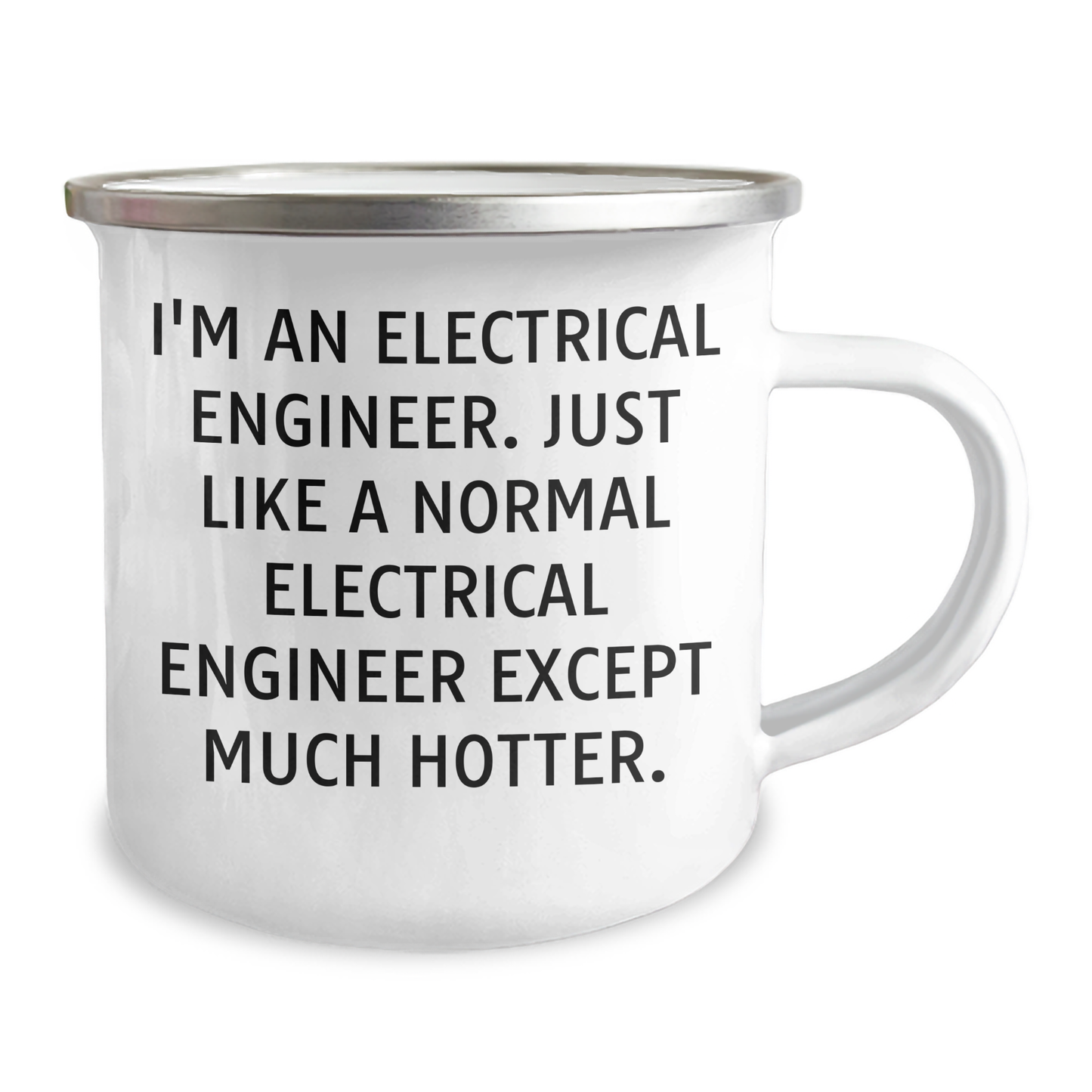 Electrical Engineer Gifts, Funny Quote Camping Mug for Men, Father's Day Unique Gifts from Family, Friends, Coworkers - Image 2