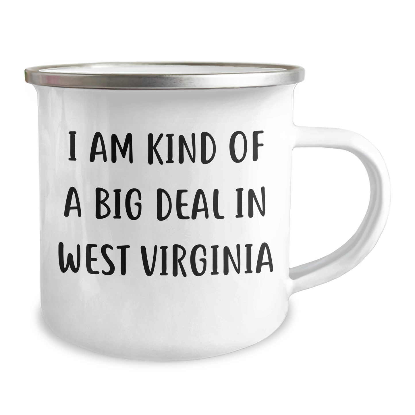 Funny West Virginia Gifts for Him from Friends, Unique Camping Mug for Graduation, 'I Am Kind Of A Prime Selection In West Virginia' Quote - Image 2