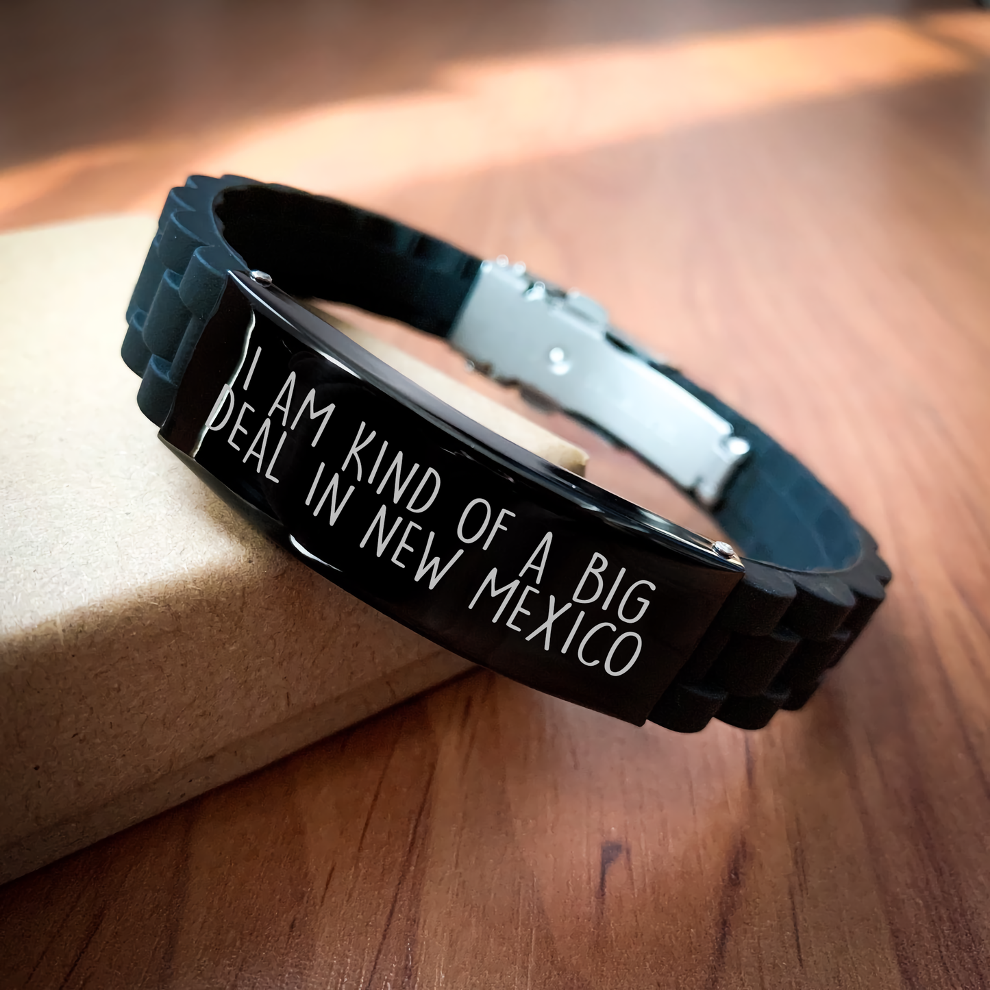 Funny New Mexico Gifts for Men - I Am Kind Of A Prime Selection In New Mexico Glide lock Clasp Bracelet for Graduation - Image 2