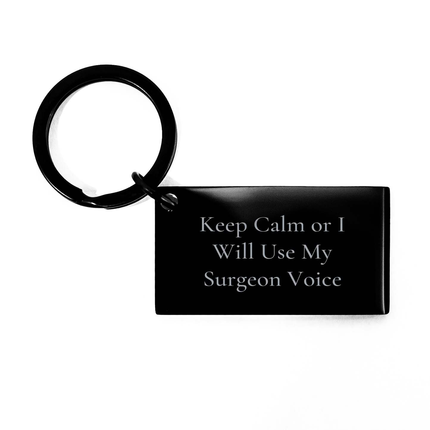 Surgeon Keychain Gifts from Men to Surgeons, Funny Quote, Father's Day Unique Gifts for Surgeon Friends and Family - Image 1