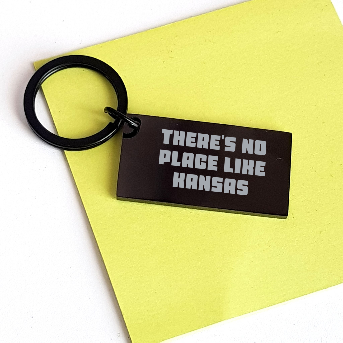 Kansas Keychain 'There's No Place Like Kansas' Funny Gift for Men from Friends on Father's Day - Image 3