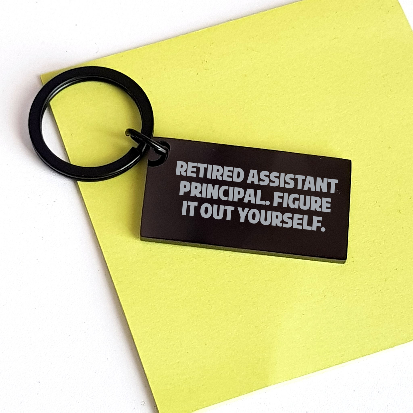 Assistant Principal Keychain, Funny Quote, Gifts from Men to Assistant Principal, Mother's Day Unique Gifts - Image 3