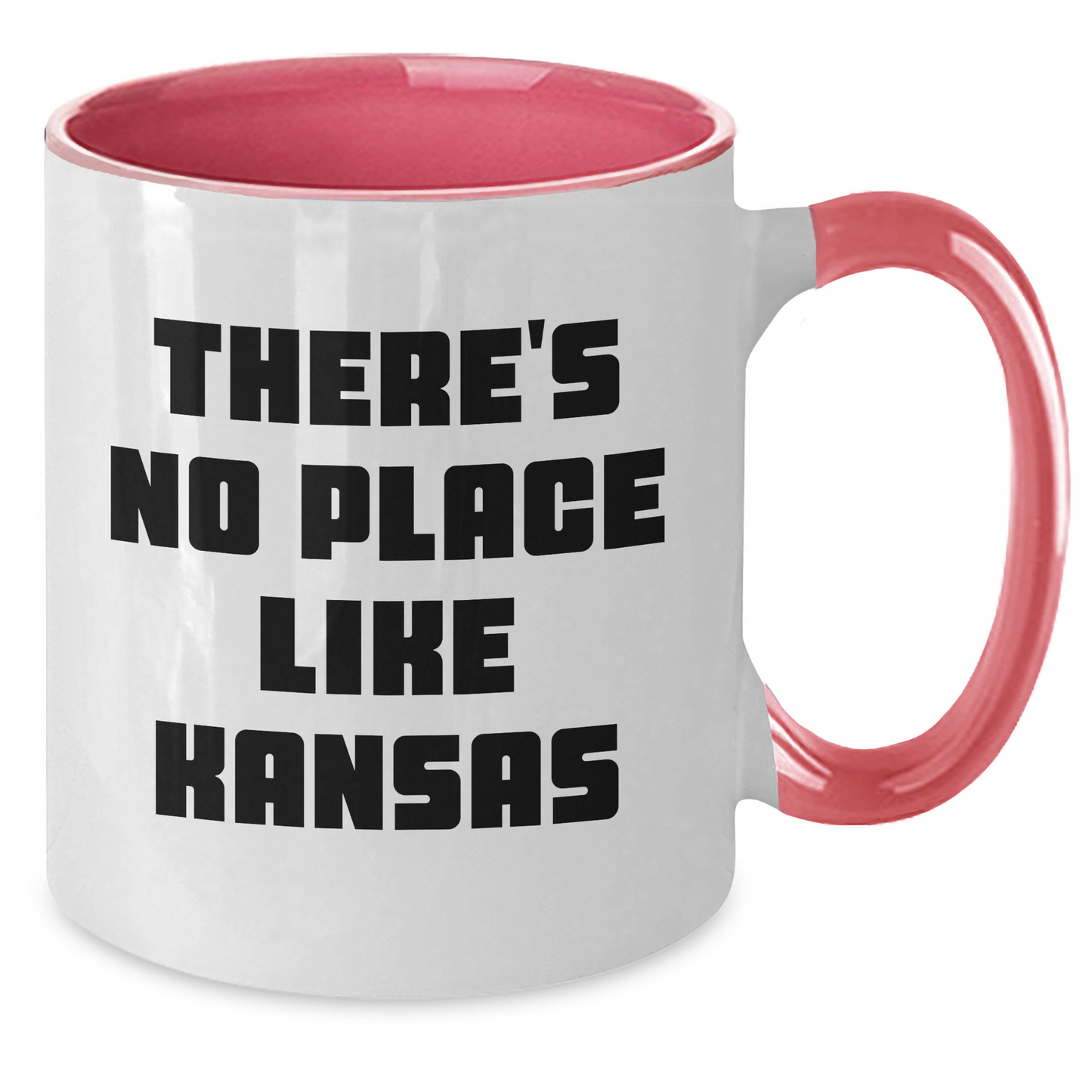 Kansas Gifts, Funny Quote Two Tone Coffee Mug, Gifts from Friends and Family for Father's Day - Additional