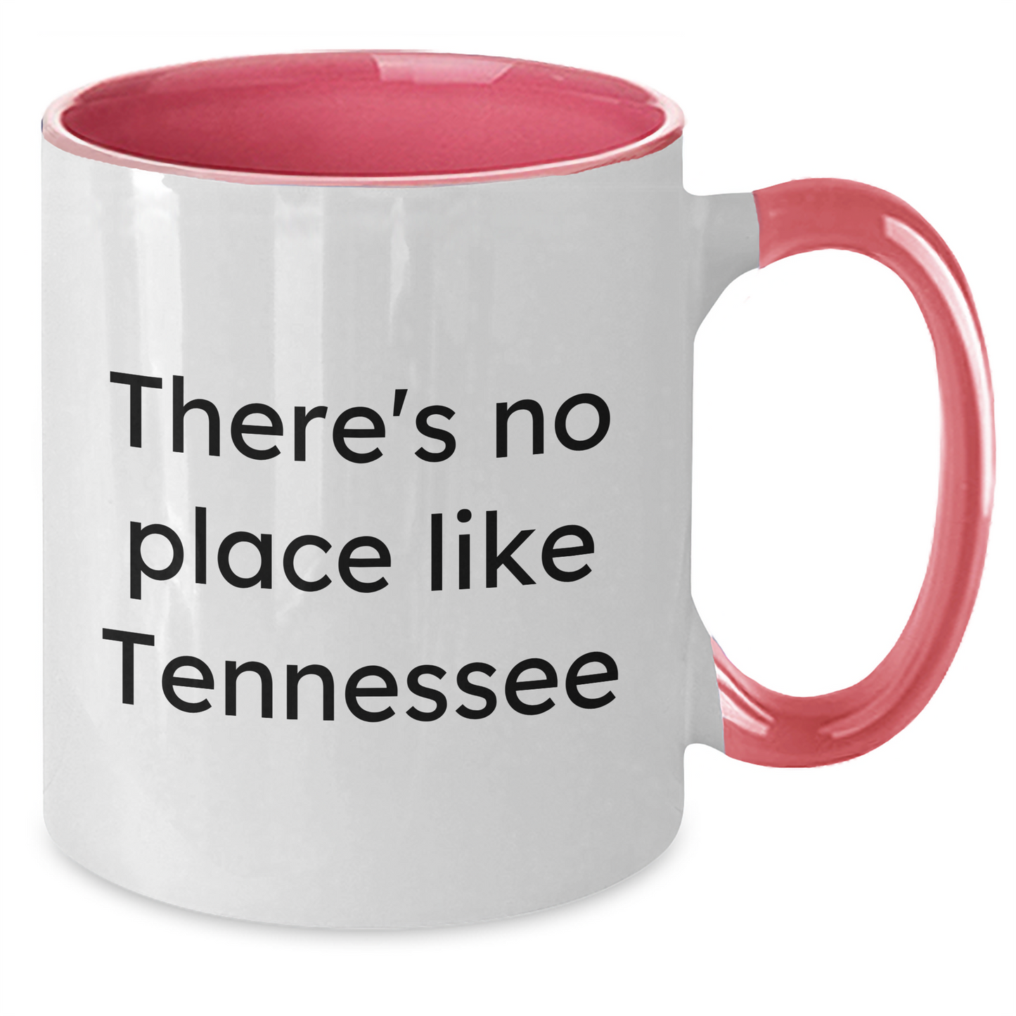 Funny Tennessee Gifts from Men to Tennessee Lovers on Father's Day - Unique Two Tone Coffee Mugs, 'There's No Place Like Tennessee' Quote, Gifts for Him from Family - Additional