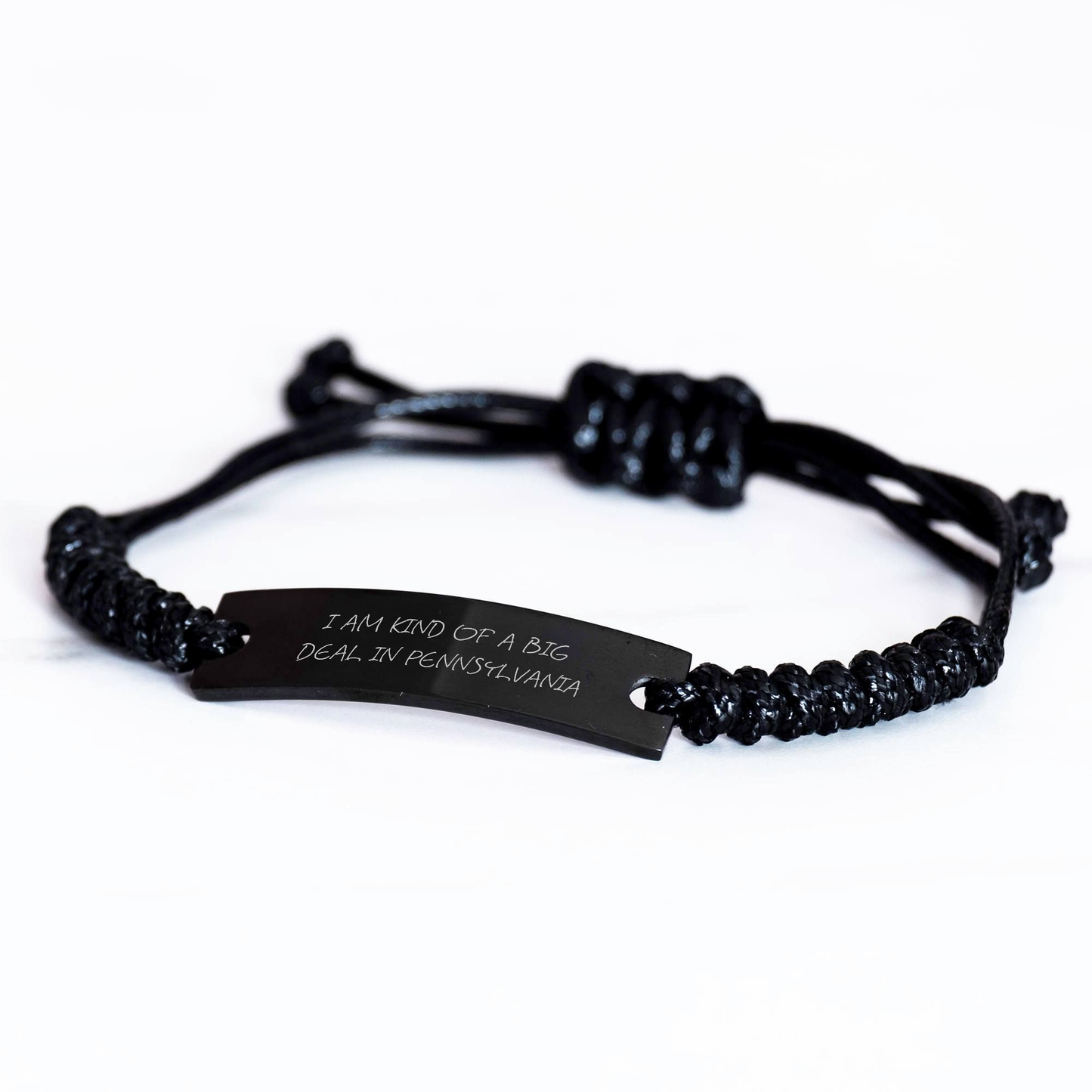 Funny Quotes from Pennsylvania, Adjustable Rope Bracelet, Gifts from Family to Pennsylvania, Mother's Day Unique Gifts - Image 2