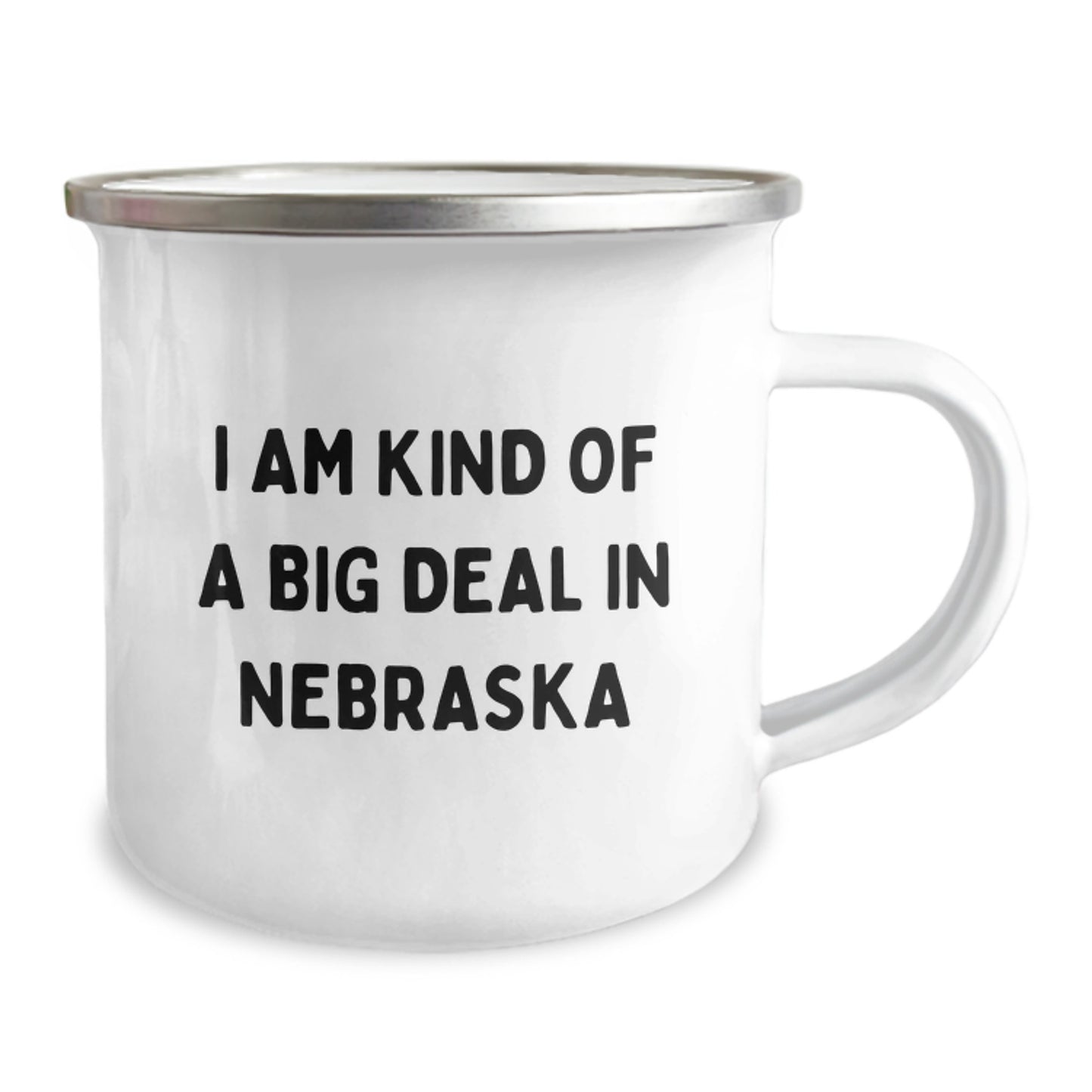 Funny 'I Am Kind Of A Prime Selection In Nebraska' Camping Mug For Graduation Gifts from Friends to Family - Image 2