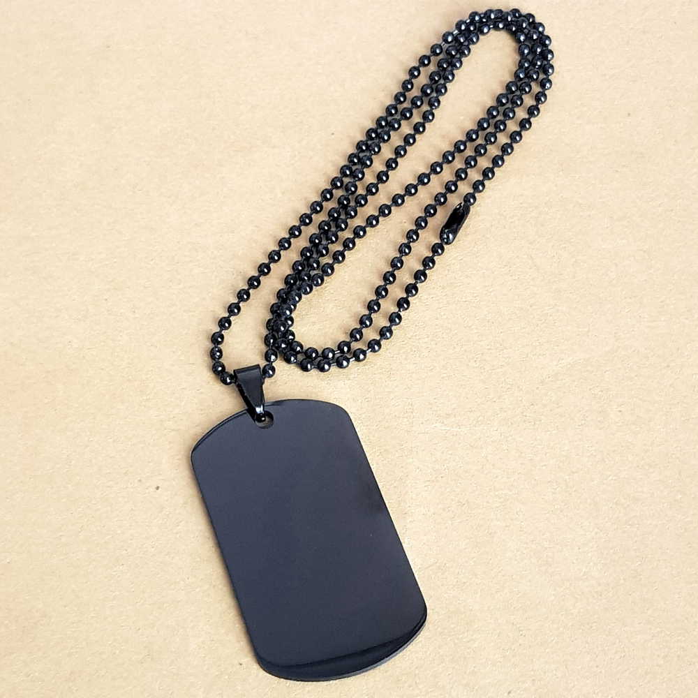 Engraved Black Dog Tag Abuelo Heroes Inspirational Gift for Veterans Day and Christmas – view 3