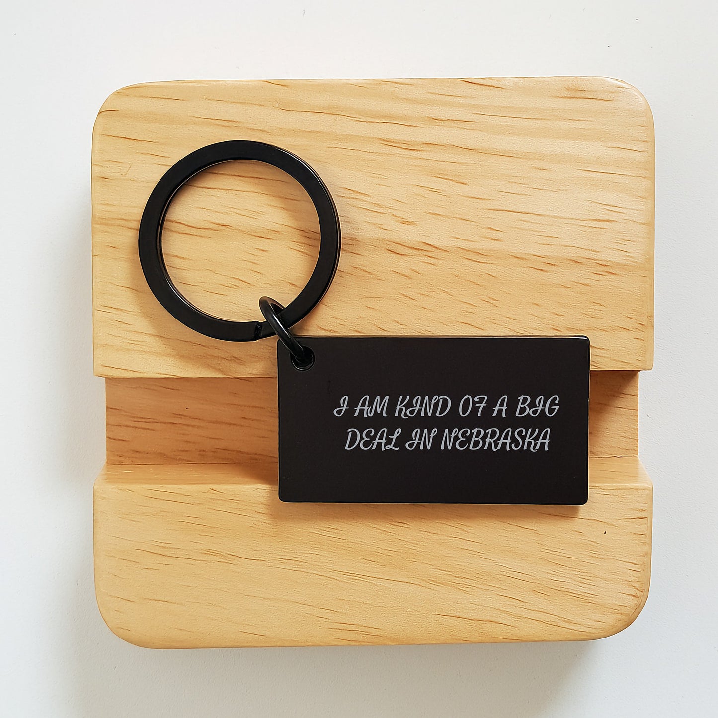 Funny Nebraska Gifts for Him from Friends, Unique Keychain with I Am Kind Of A Prime Selection Quote, Graduation Present - Image 2