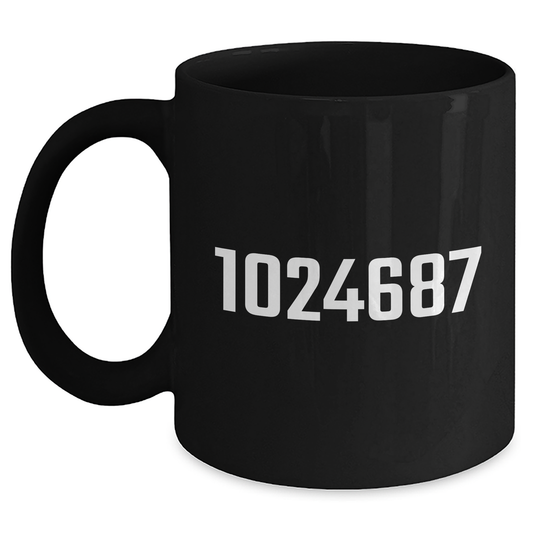 Wyoming Gifts from Friends and Family - Black Coffee Mug with Quote 'There's No Place Like Wyoming' for Father's Day - Main