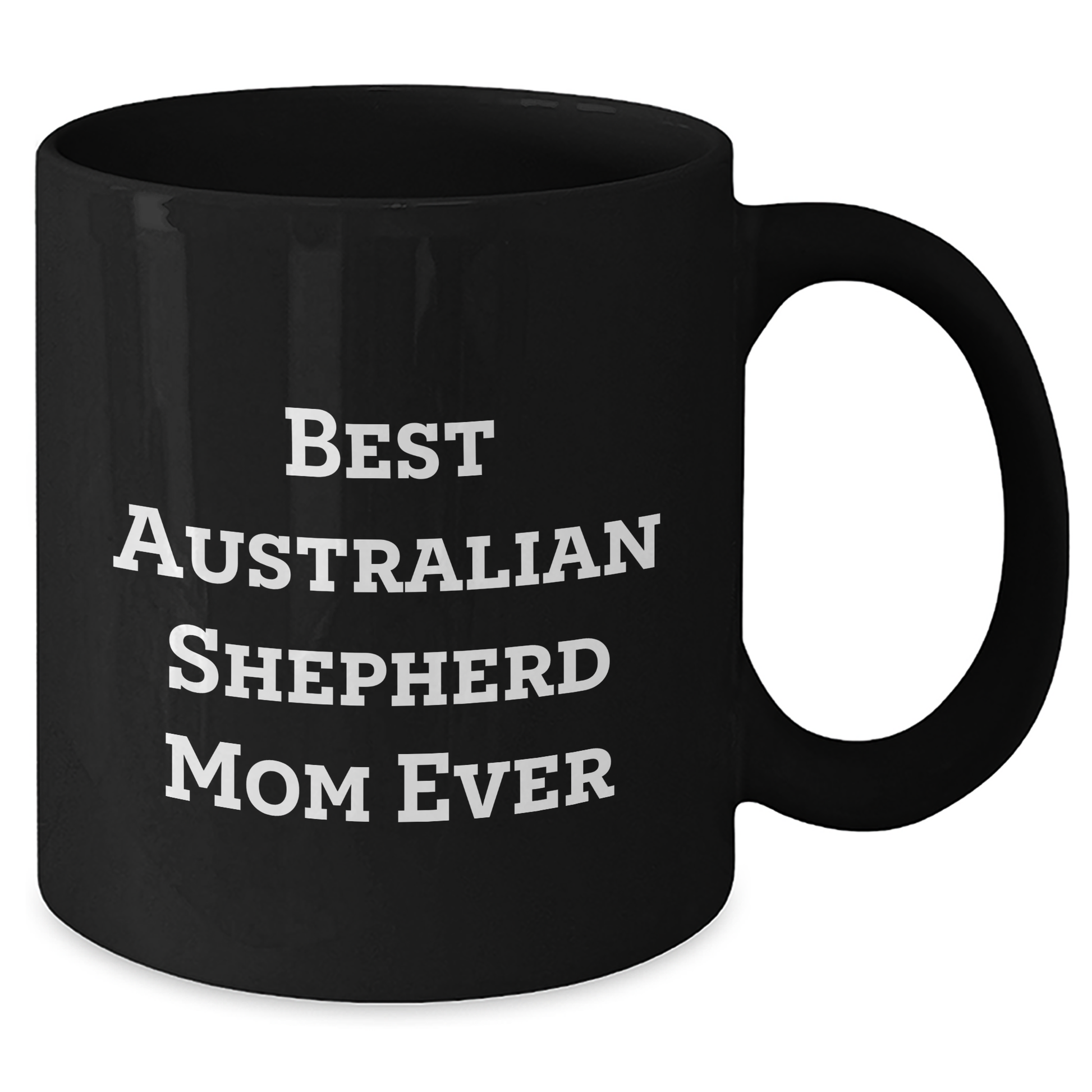 Charming Australian Shepherd Mom Gifts | Best Australian Shepherd Mom Ever Black Coffee Mug | Funny Australian Shepherd Dog Gifts | Father's Day Unique Gifts for Dog Lovers - Additional