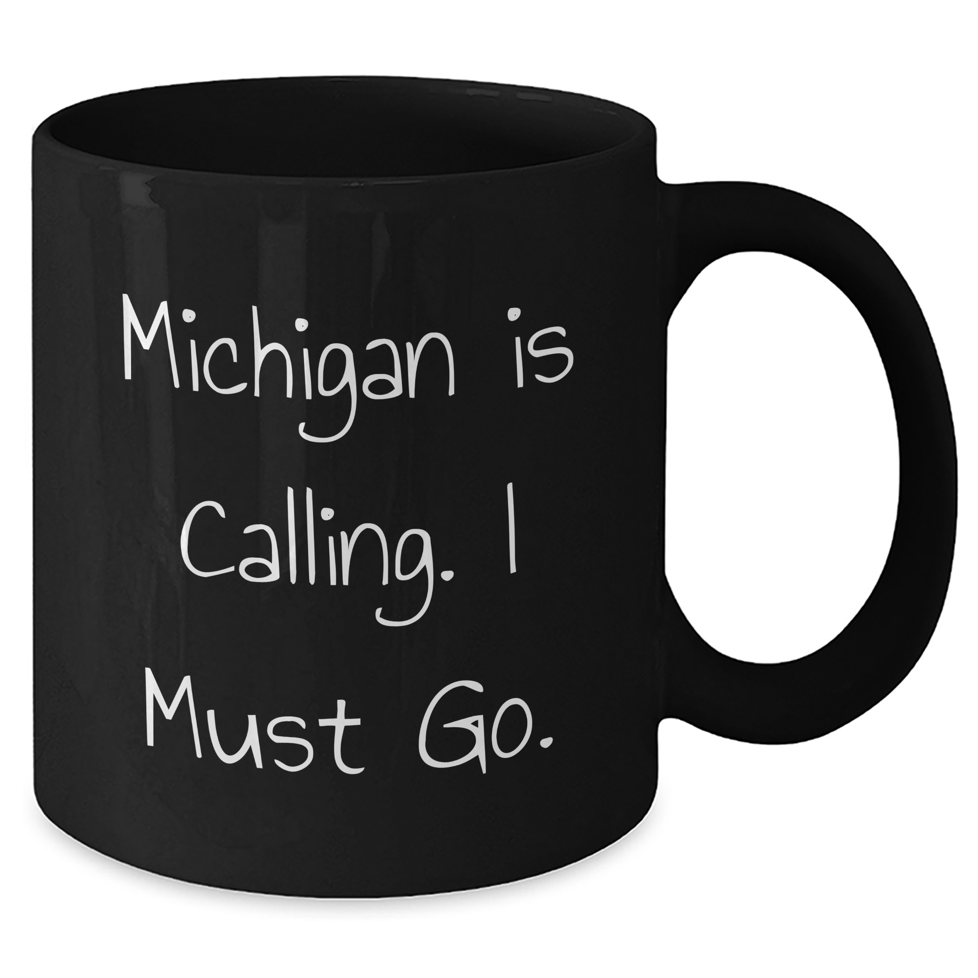 Michigan Calling Black Coffee Mug for Graduation Gifts from Friends to Family - Additional