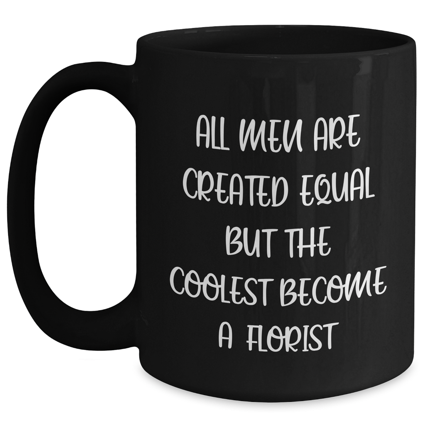Florist Humor Coffee Mugs Gifts for Men from Friends, Unique Black Coffee Mug for Father's Day - Main