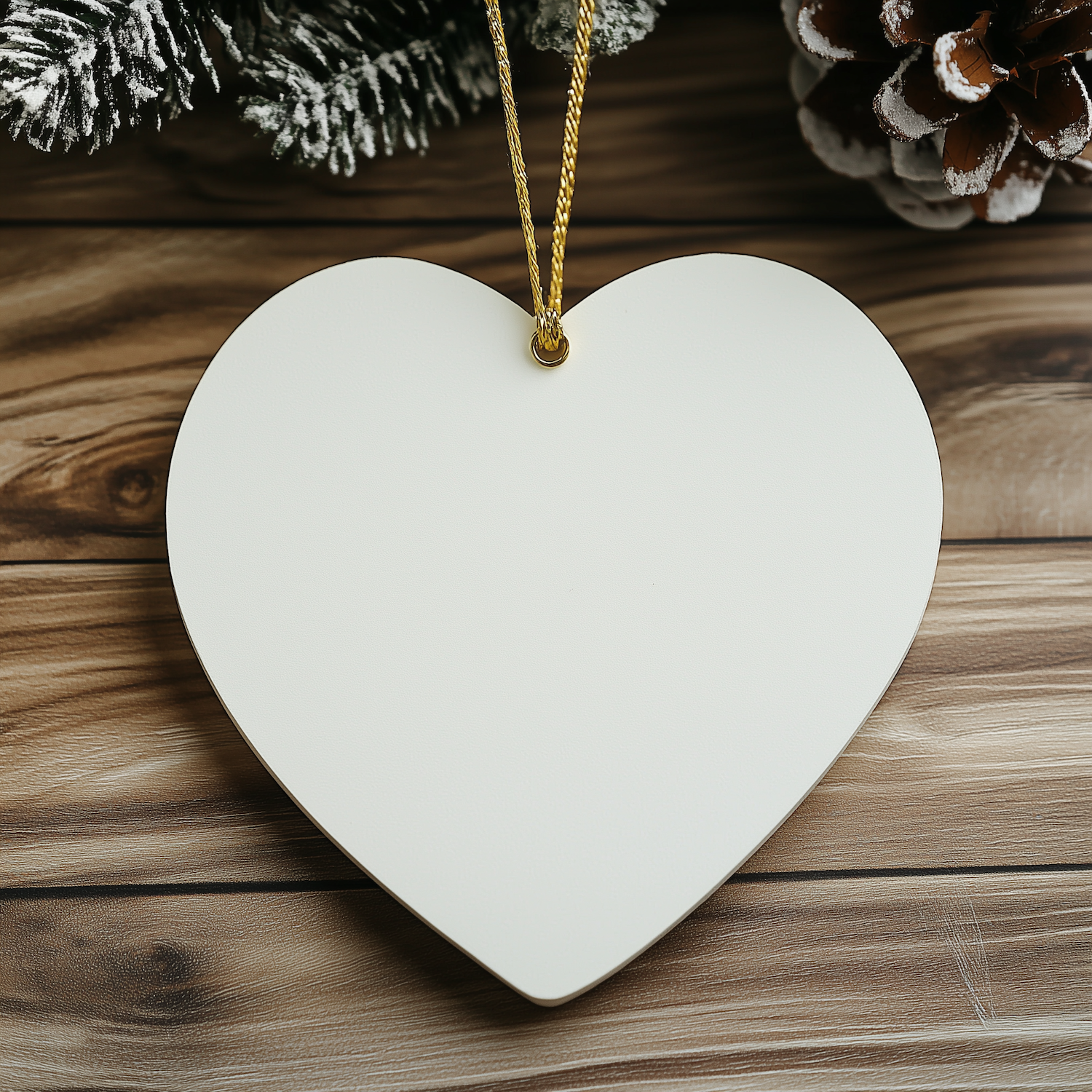 Vice President Dad Heart Ornament, Funny Quote Gifts for Him, Heart Shaped, White Color, Perfect for Christmas, Gifts from Men to Vice President - Image 4