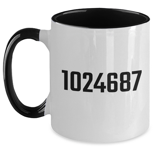 Funny Wyoming Gifts for Him - Two Tone Coffee Mug with There's No Place Like Wyoming Quote, Father's Day Unique Gifts from Men to Family - Main
