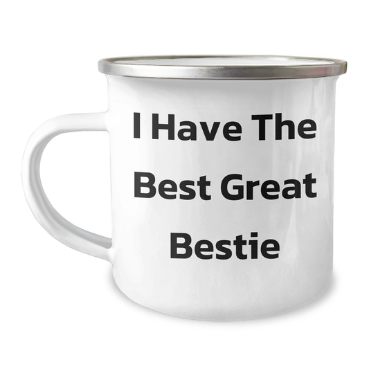 Funny Bestie Gifts - 'I Have The Best Great Bestie' Camping Mug for Mom on Mother's Day from Friends - Image 1