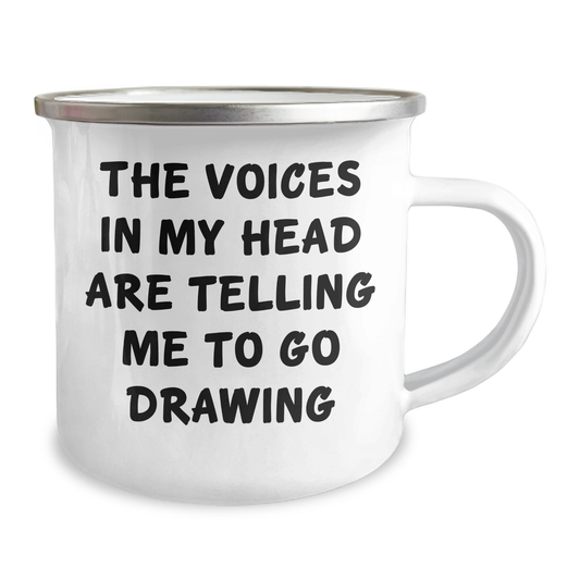 'Funny' Drawing Camping Mug, Gifts from Men to Drawing Lovers on Father's Day, Unique Gifts for Him - Image 2