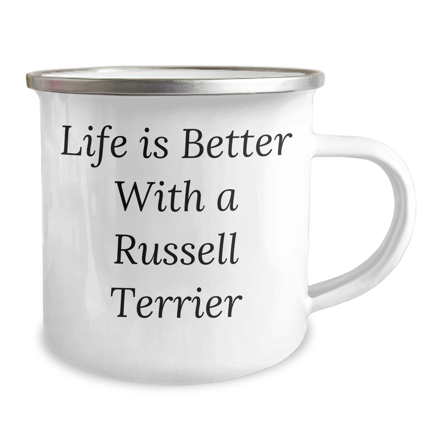 Russell Terrier Life Gifts | Funny Russell Terrier Dog Camping Mugs | Unique Father's Day Unique Gifts for Russell Terrier Dog Dad from Daughter, Son, Wife, Kids - Image 2
