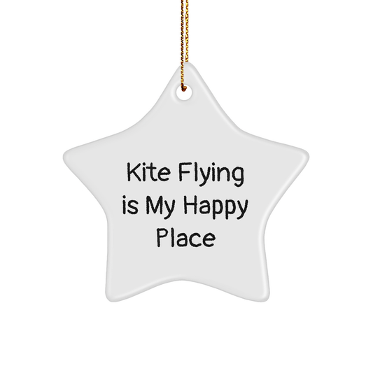 'Kite Flying' Delights: Gifts from Friends for Kite Flying Enthusiasts, Christmas Unique Gifts for Women, Kite Flying Is My Happy Place - Image 1