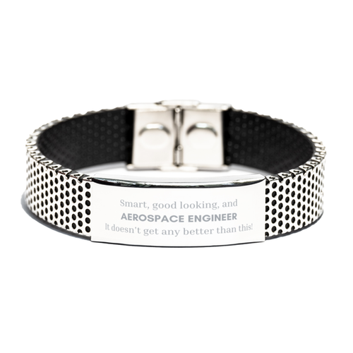 Stainless Steel Bracelet for Aerospace Engineer - Smart and Stylish Gift for Graduation, Christmas, and Birthday Celebration