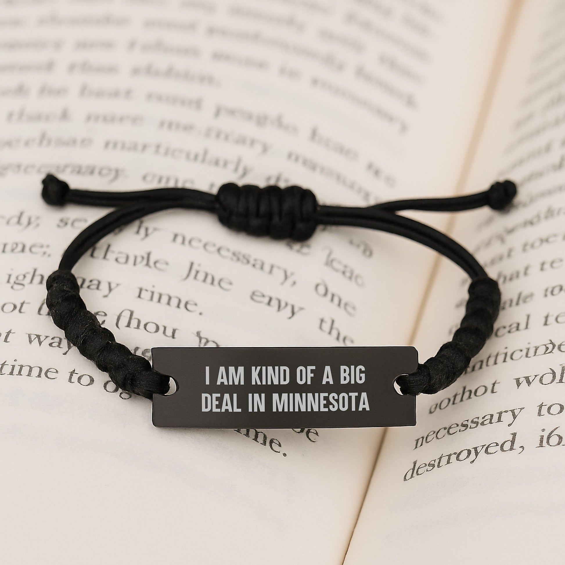 Minnesota Rope Bracelet Funny Quote Gifts from Friends for Graduation - Image 3